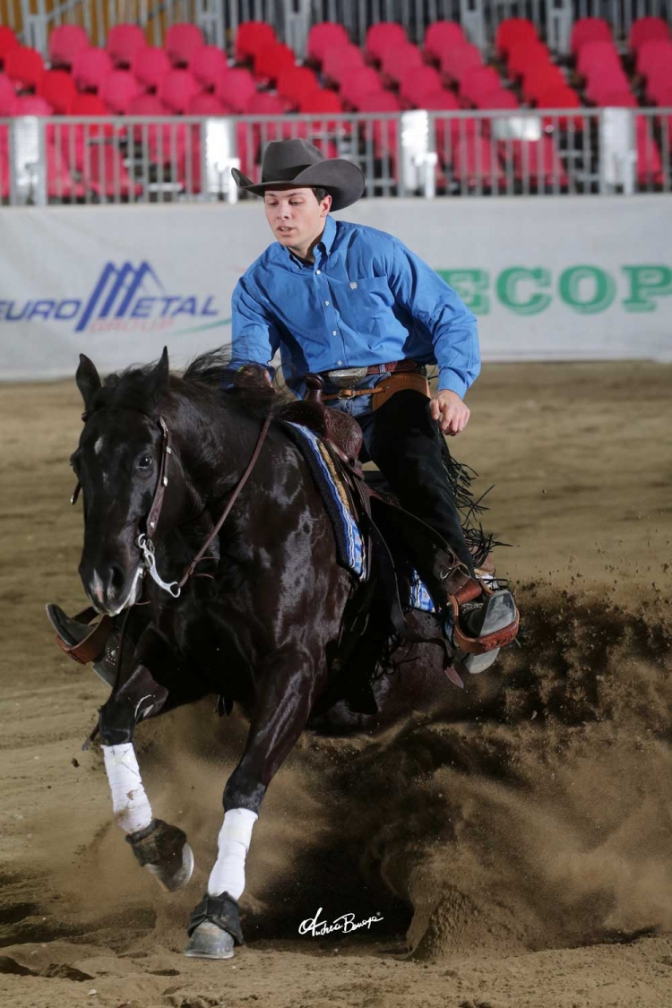 Futurity 2018 - TOMMASO FEDELI &amp; LIL PLAIN MERCEDES owner TOMMASO FEDELI score 143