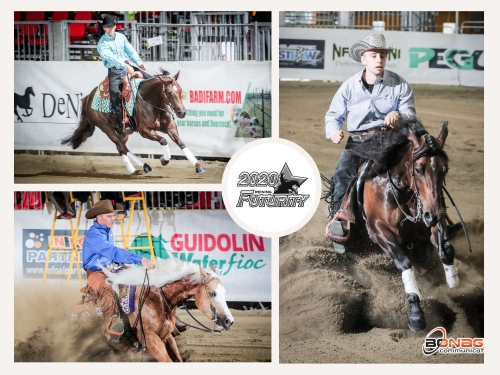 2020 Arcese/MS Diamonds TX IRHA/IRHBA/NRHA 3-year-old Open Futurity. It&#039;s Dream of a Lifetime and a Lifetime of Dreams for Quarter Dream as Nico Sicuro and Dance Wimpy Spook Capture the IRHA Open Futurity Championship
