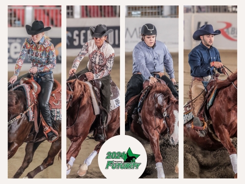 Top Score for Blessing and Smart Spook Surprise in the 2021 NRHA European Futurity Non Pro Go Round