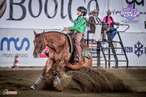 World Youth Reining Cup 2023 - ASTRID ANNAS &amp; JERRY SHOW STEP score 215