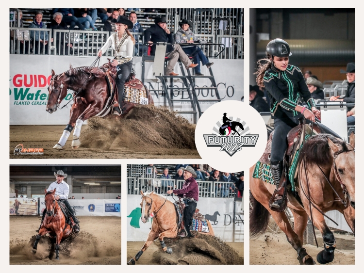 2023 IRHA/IRHBA/NRHA Futurity presented by DeNiroBootCo: Futurity Action started today with the 3-year-old Non Pro Qualifier